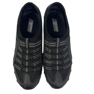 SKECHERS ACTIVE Women's Walking Black Shoes Size 10 Leather / Textile Upper SN 2